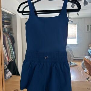 Abercrombie & Fitch Athletic Navy Romper